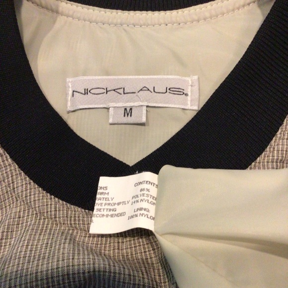 Jack Nicklaus Mens Crossover V-Neck Wind Shirt - Picture 7 of 7